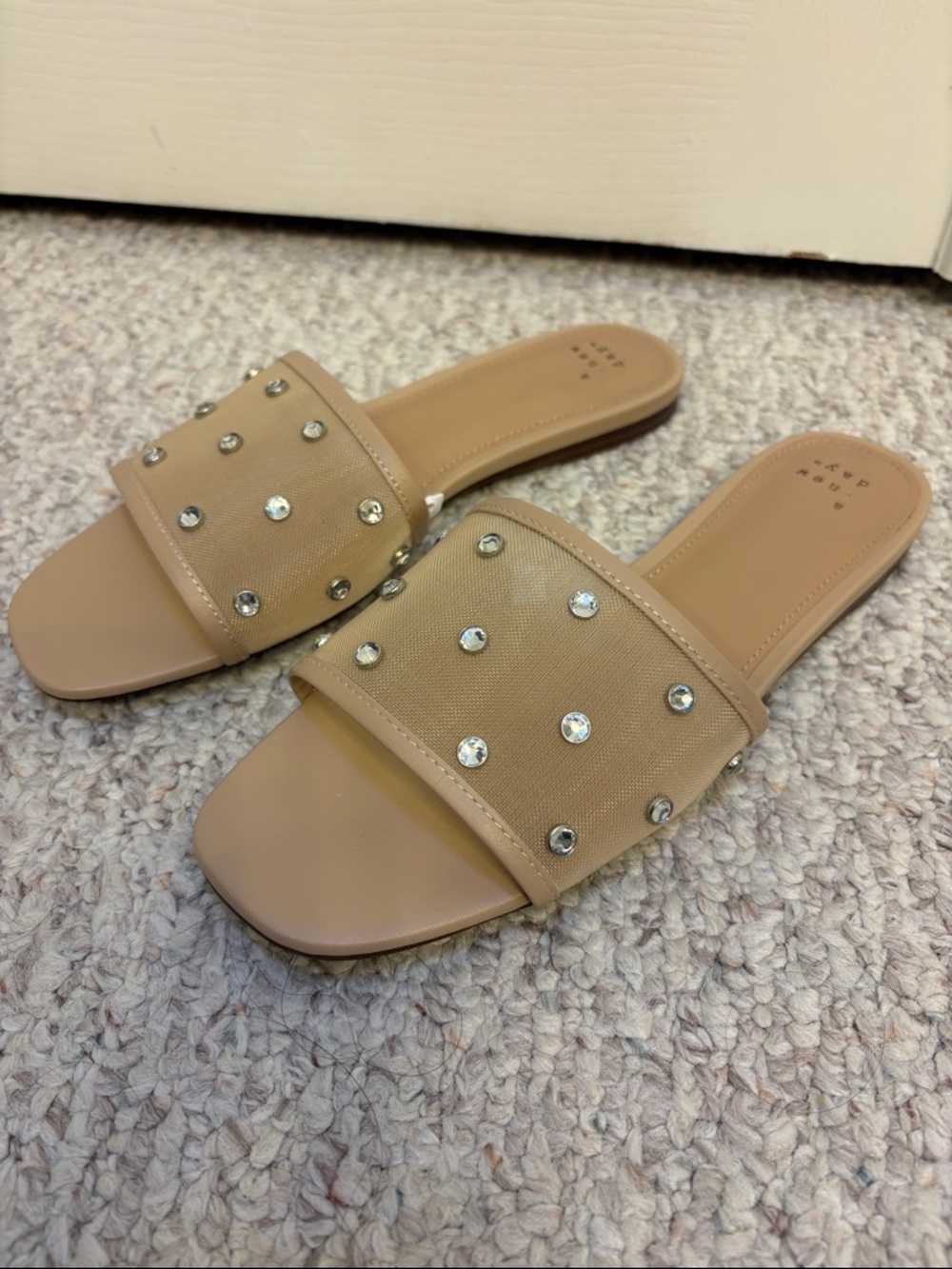 Target A New Day elain rhinestone mesh slide sandals - Picture 6 of 6
